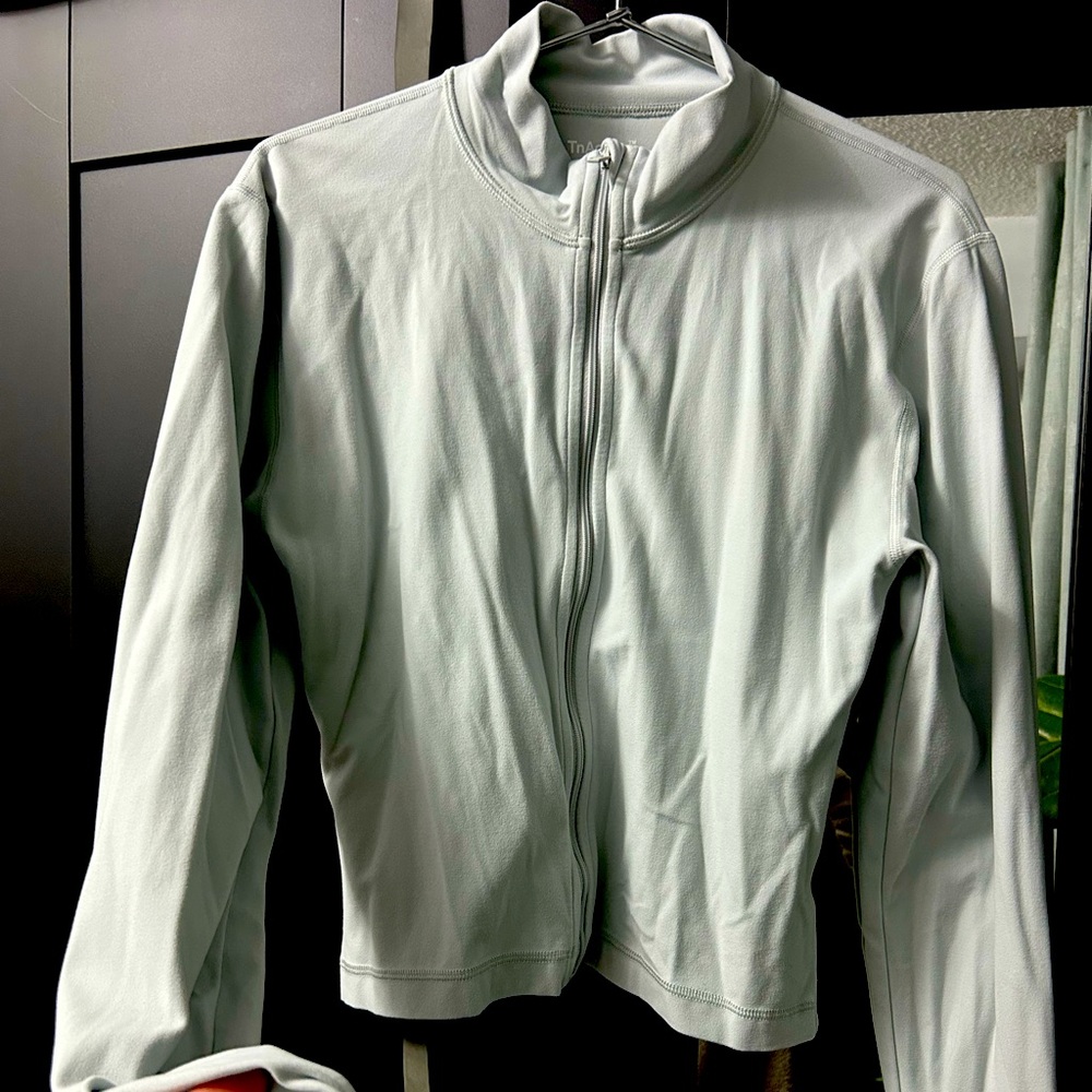TNA light mint colour top. Waist length